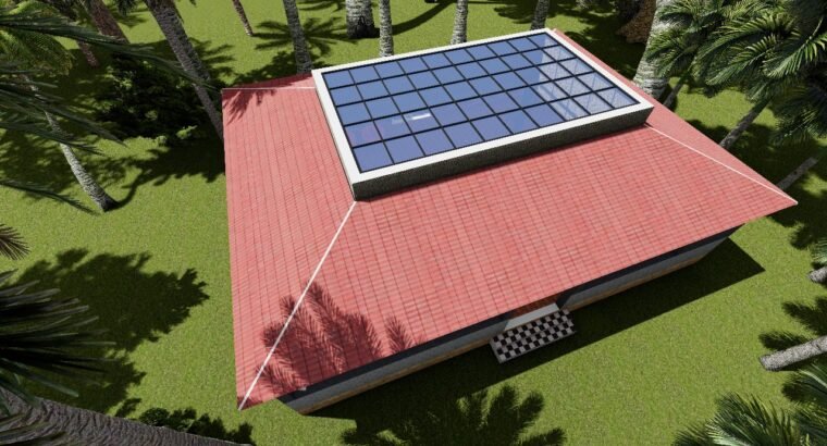 3D View and model of...